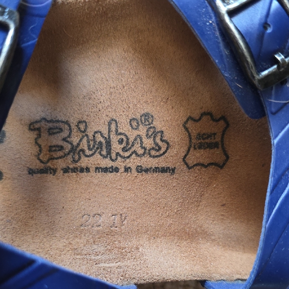 Birkenstock Royal Blue Strappy Sandals - Picture 5 of 6